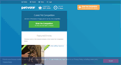 Desktop Screenshot of petvote.com