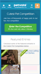 Mobile Screenshot of petvote.com